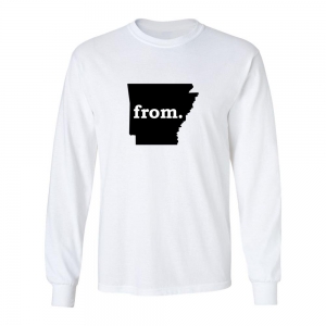 Long Sleeve Polyester T-Shirt - Arkansas